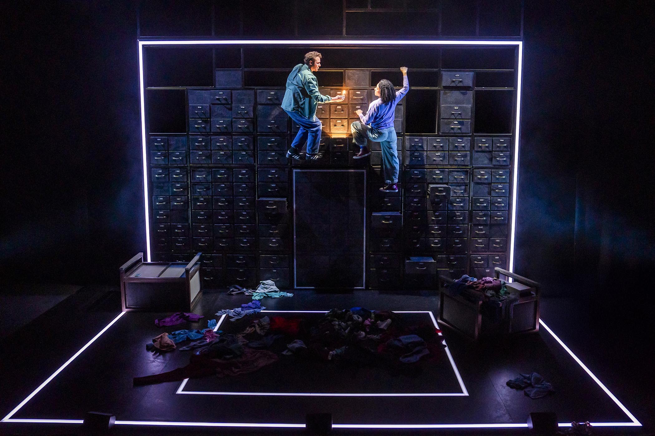 Lost Atoms has spectacular staging but the drama is underdeveloped