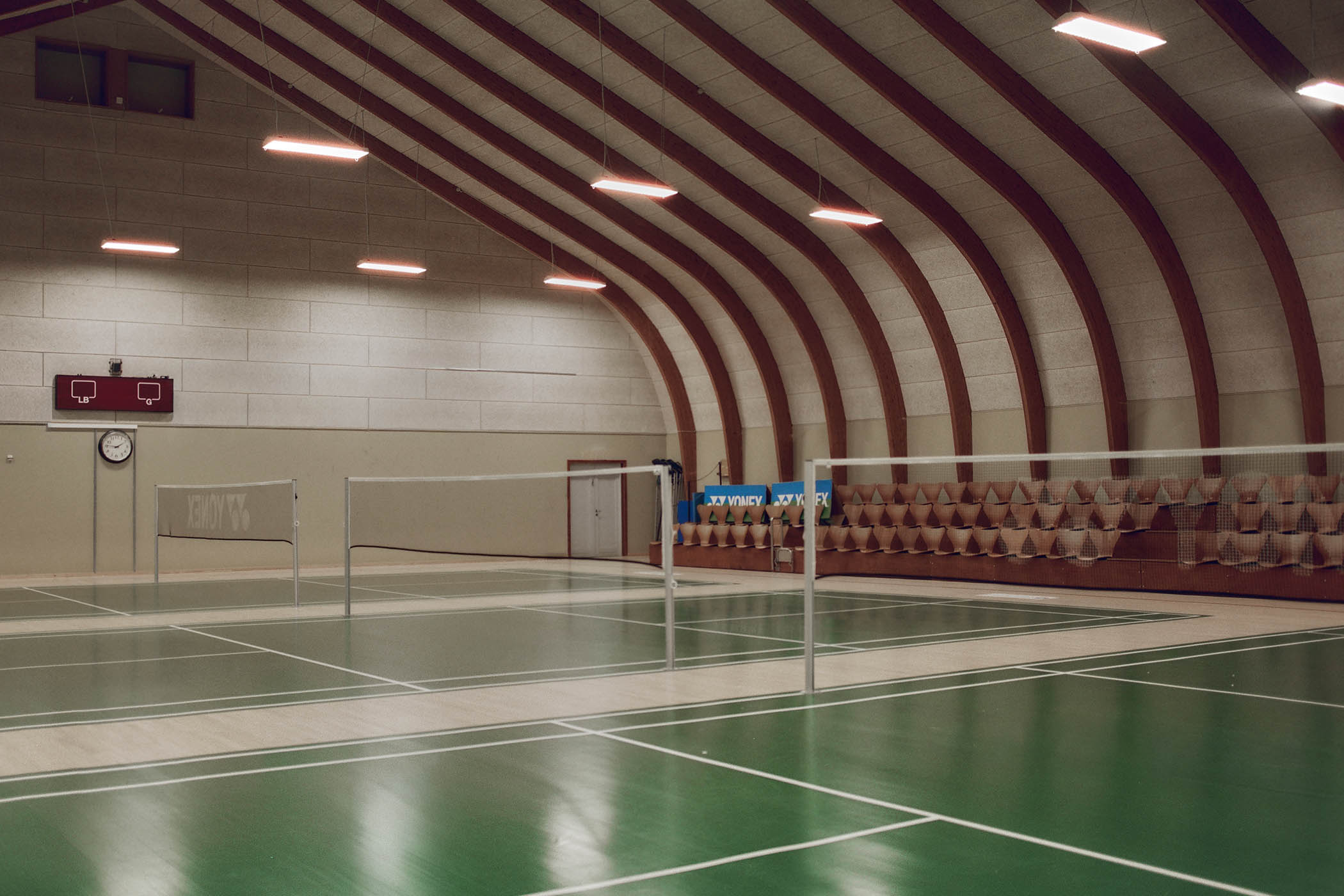 Is this the world’s most beautiful badminton court?