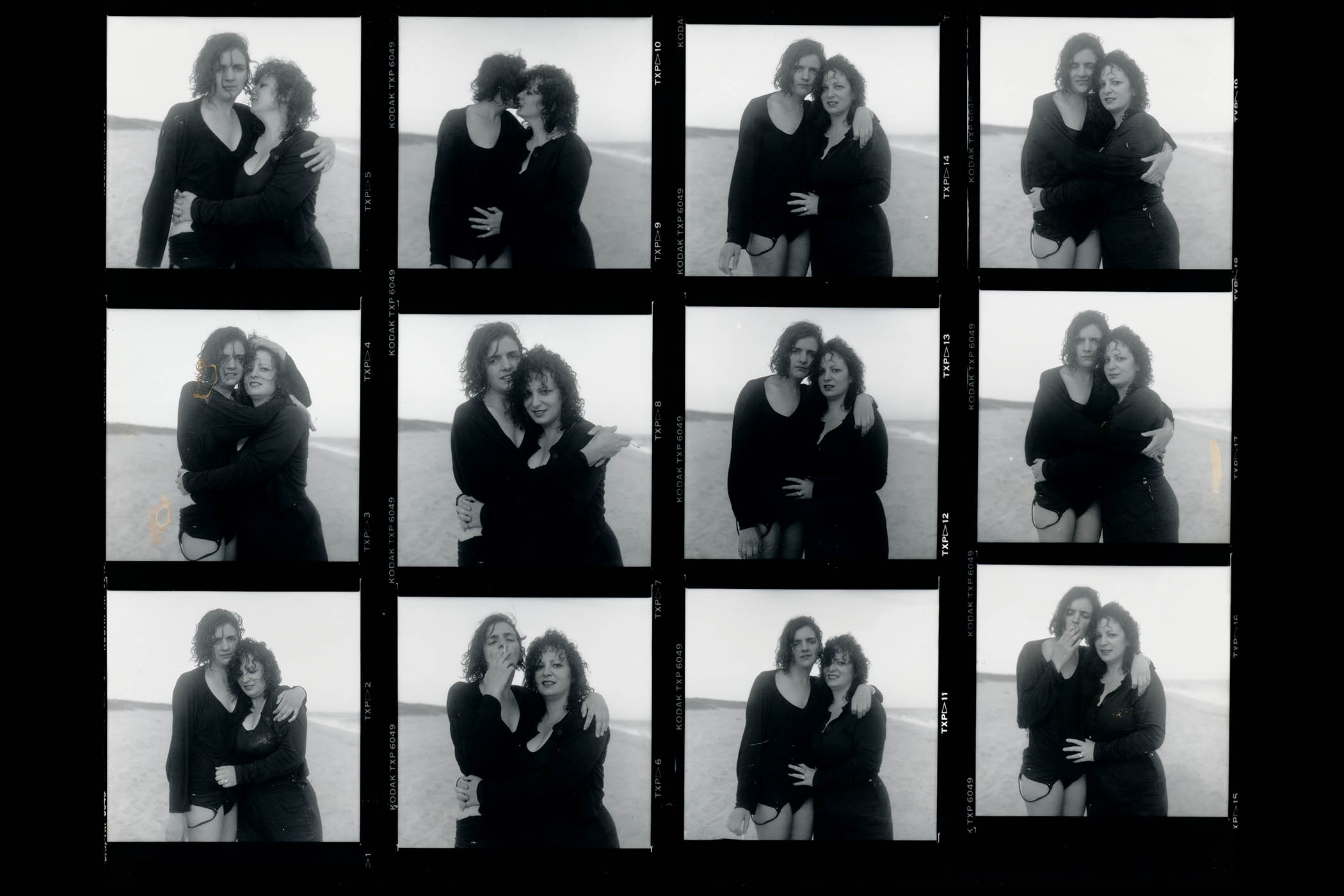 David Armstrong’s intimate contact sheet