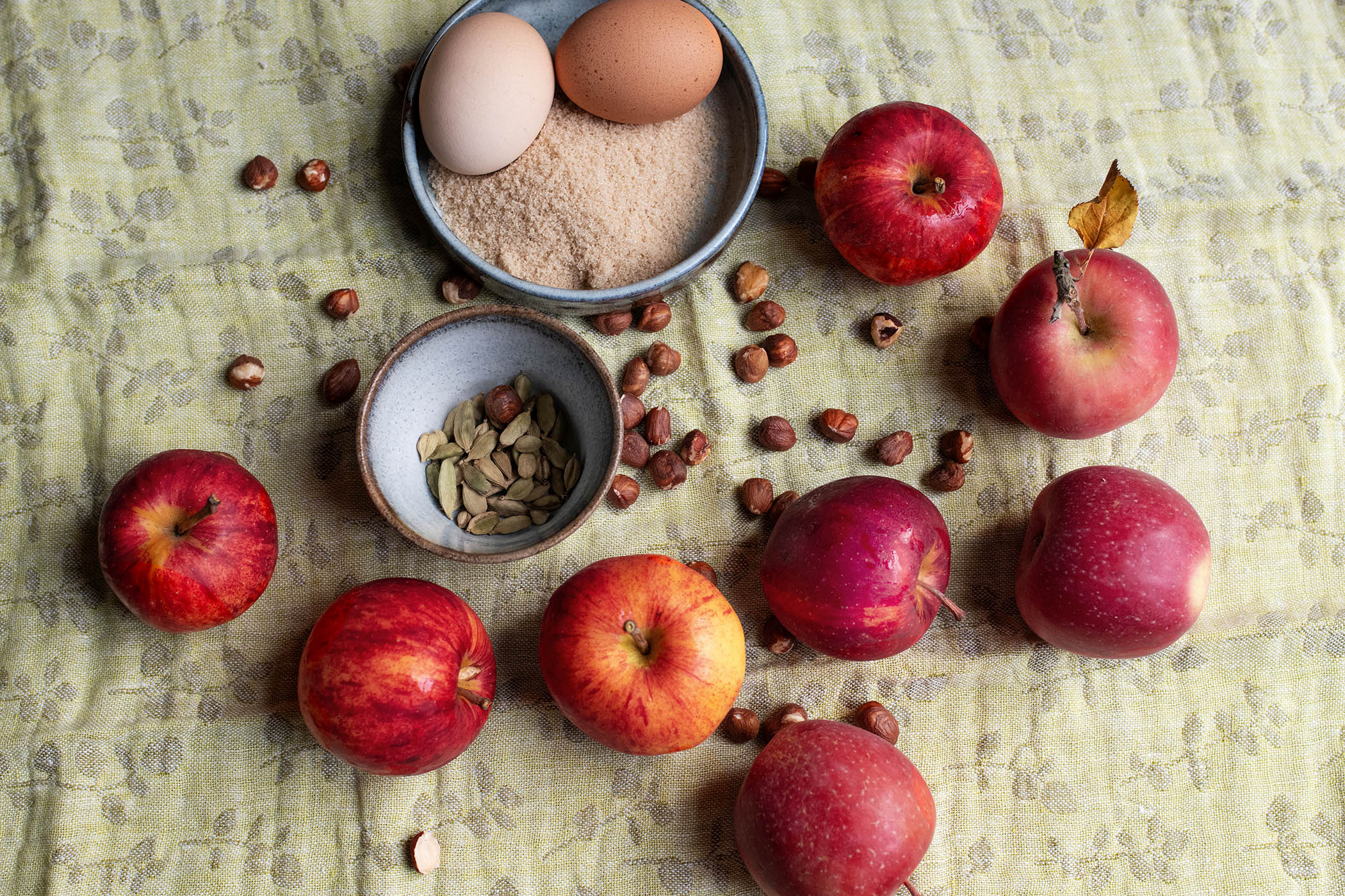 Kitchen diary: apple and cardamom cake