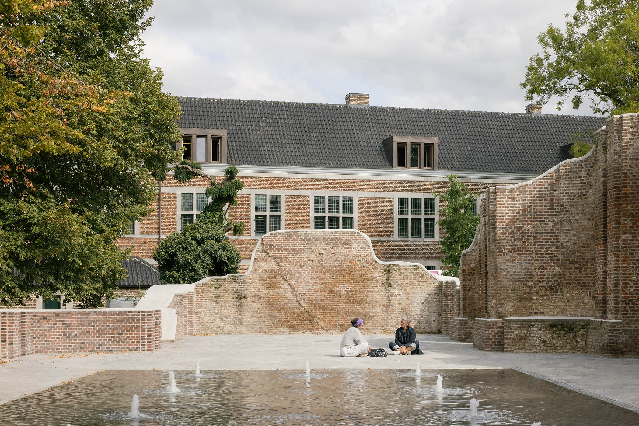 How a ruined religious complex became a modern university faculty