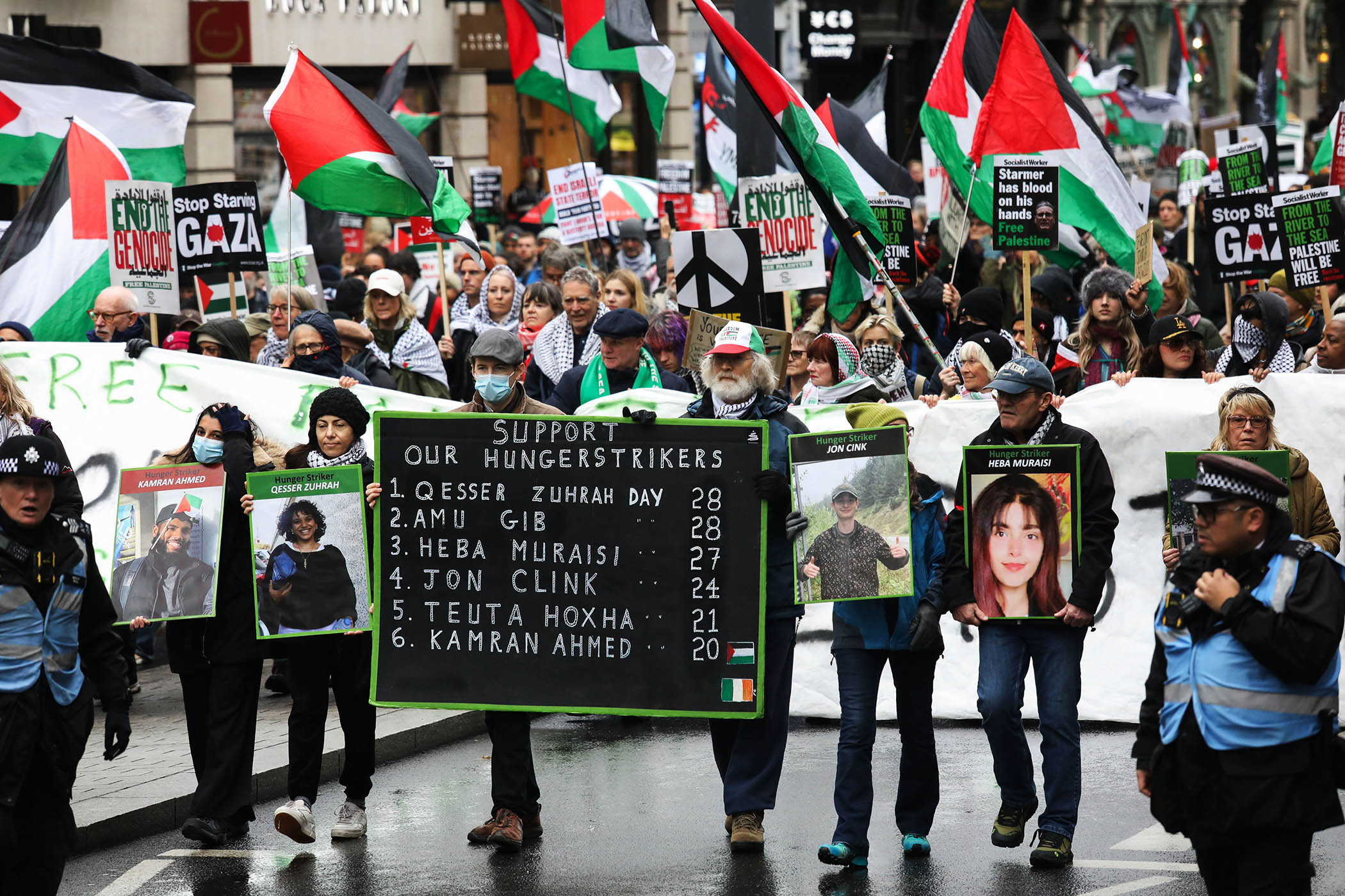 ‘Death risk’ fear for Palestine Action hunger strike activists