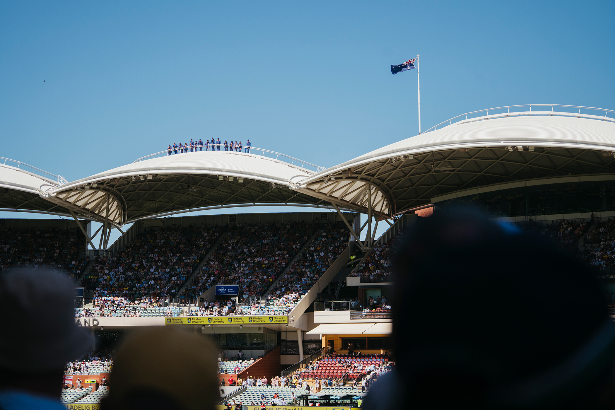 Watching from the Adelaide roof was a metaphor for England’s uphill struggle