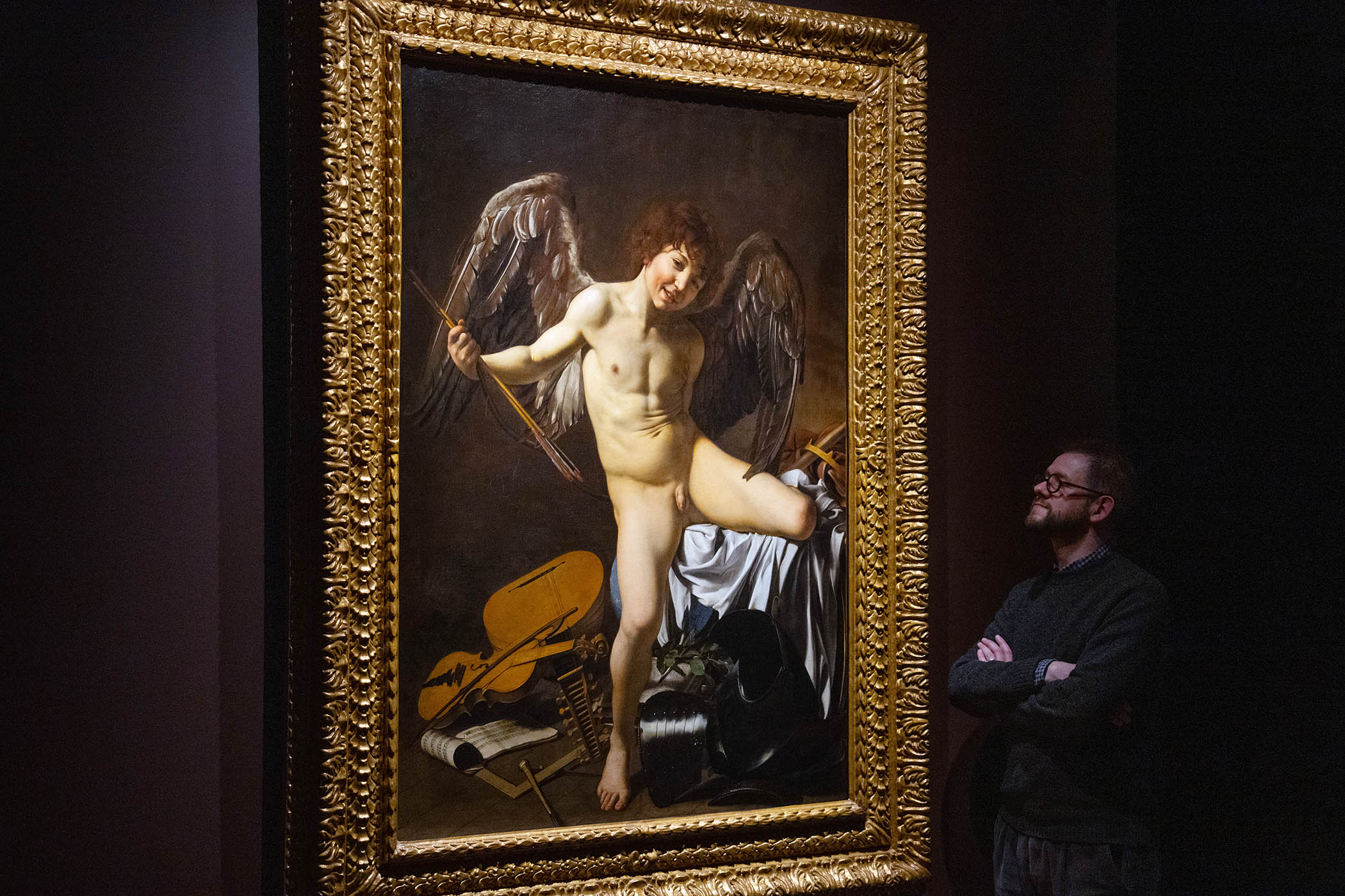 I prepared for underwhelm, but Caravaggio’s Cupid pierced my heart