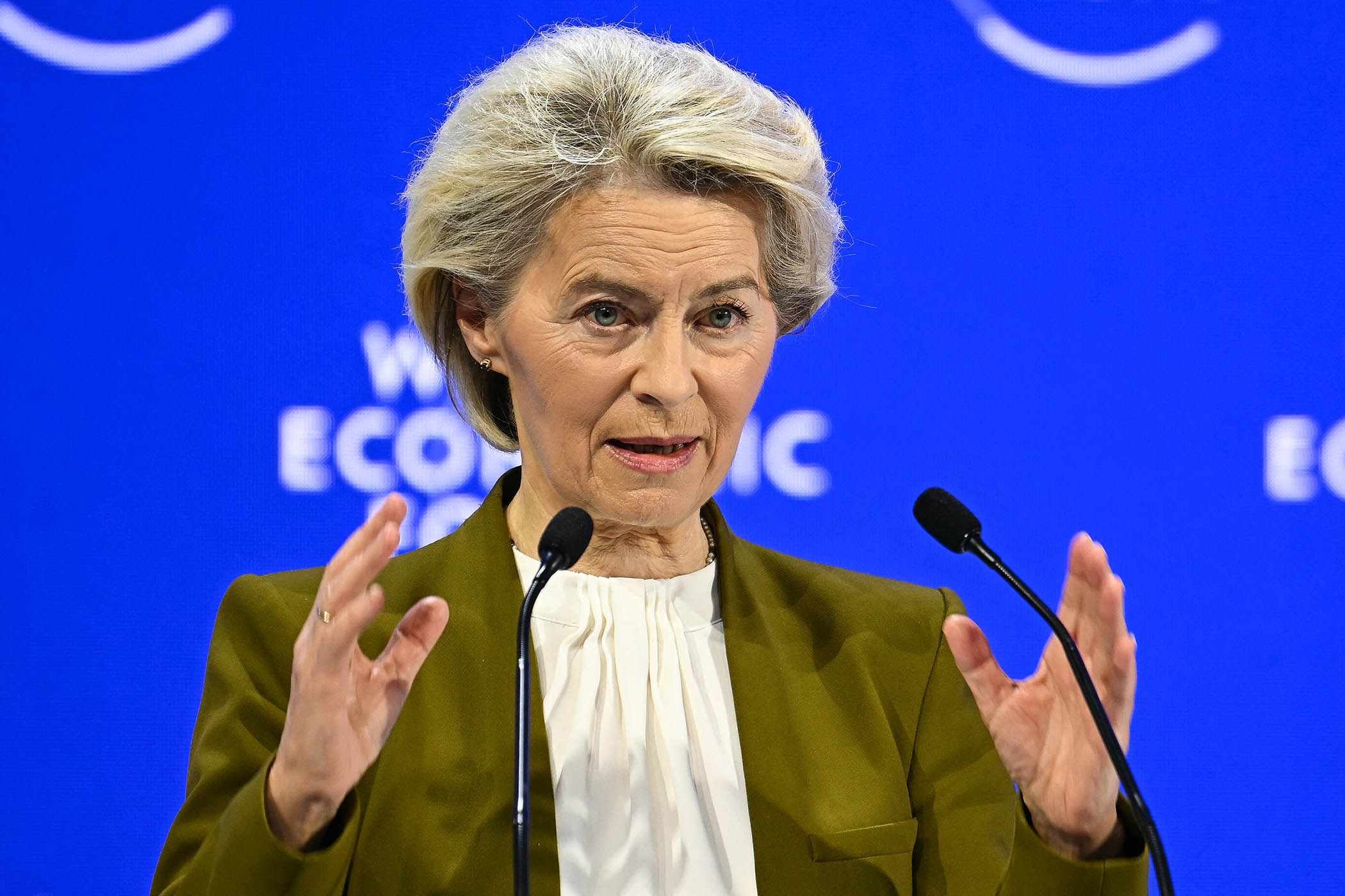 European Commission President Ursula von der Leyen warned of a “dangerous downward spiral” if Trump acted on his threat of new tariffs