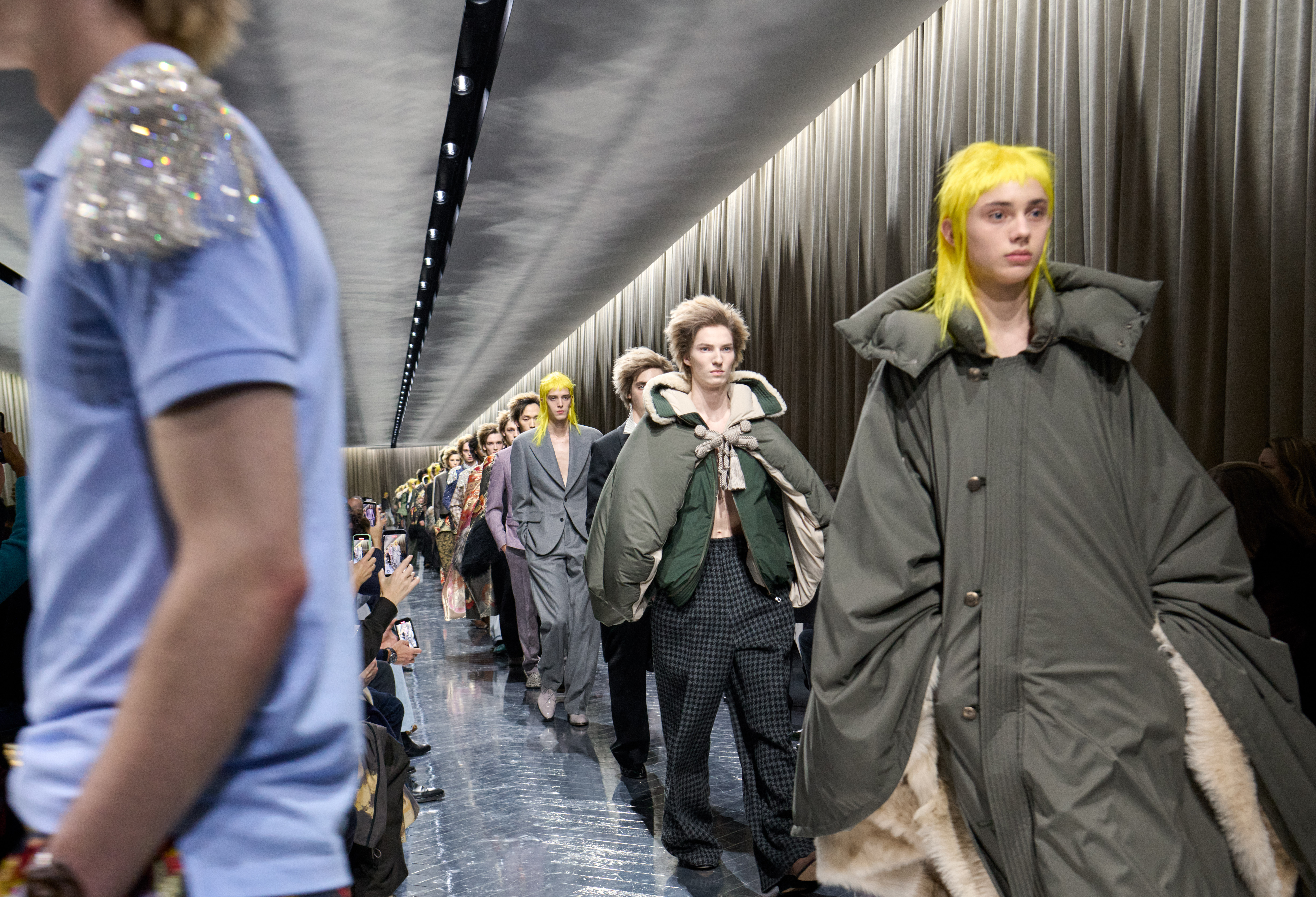Punks and Poiret give Dior menswear a new look