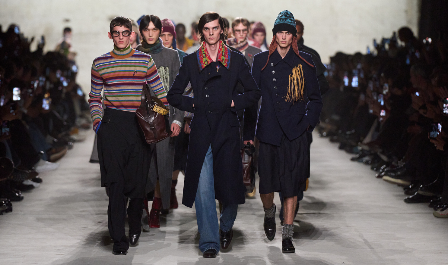 Musical melodramas, swan songs and wild wigs : the key collections of Paris menswear AW26
