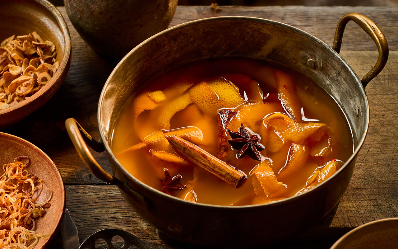 Orange and brown sugar chilli crisp