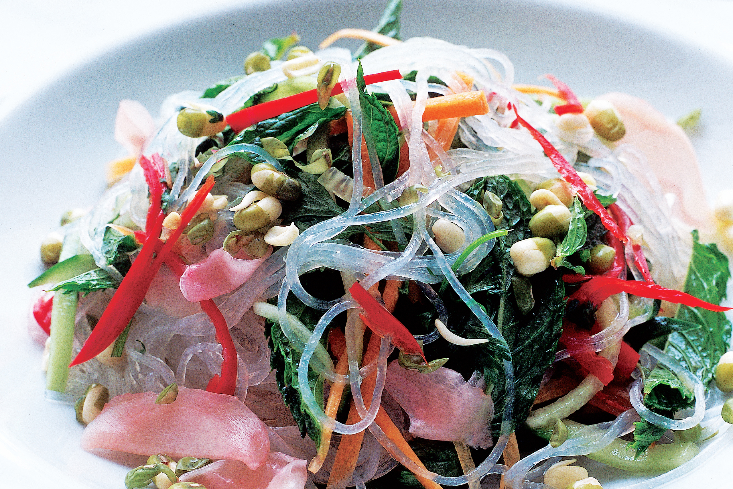 Nigel Slater’s crystal noodle salad with pickled ginger and lime recipe