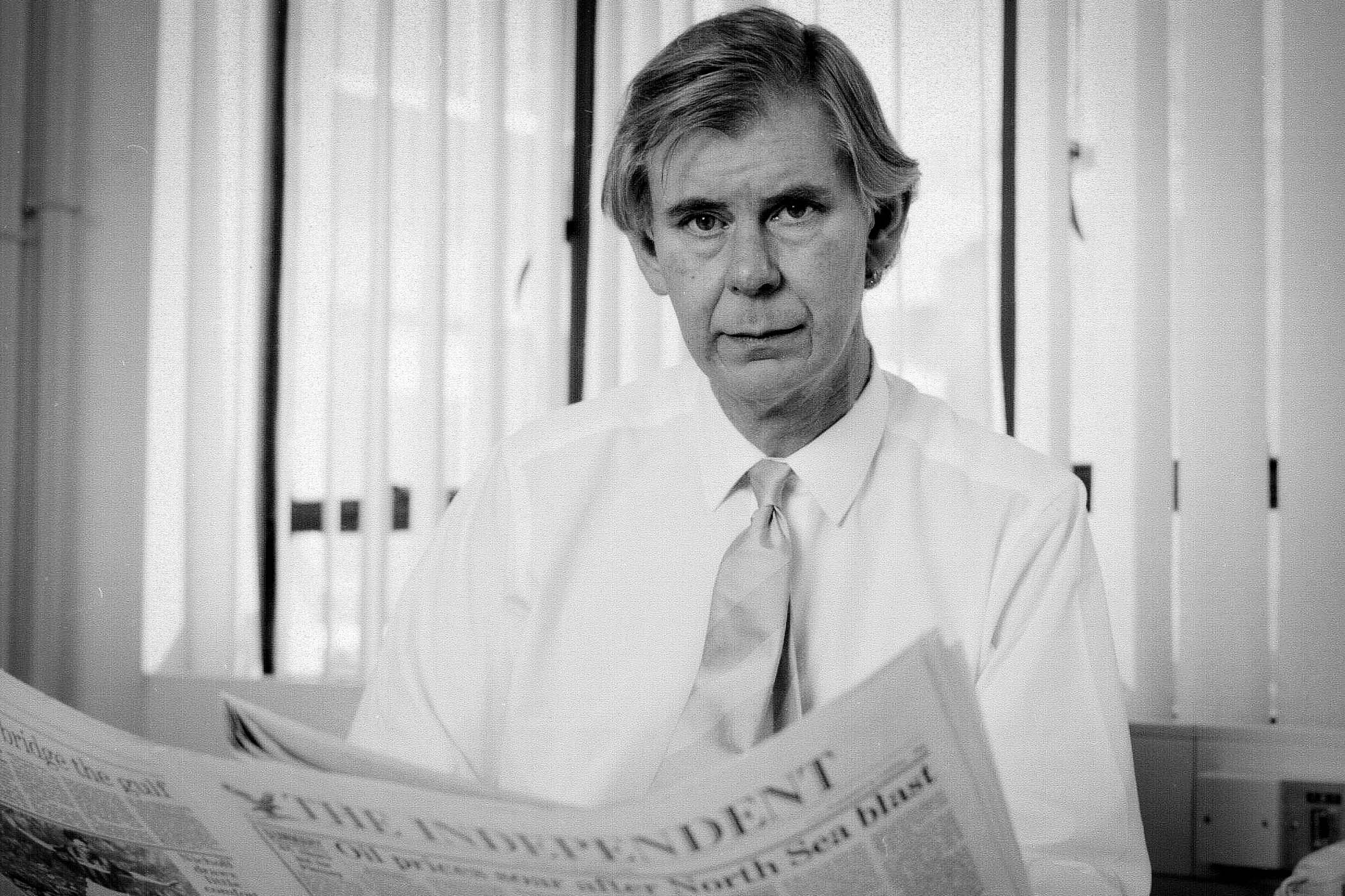Andreas Whittam Smith, founder of the Independent newspaper